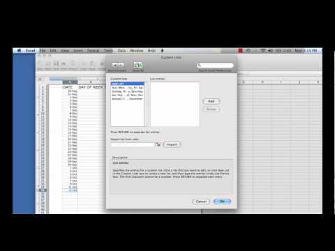 excel for mac fill series
